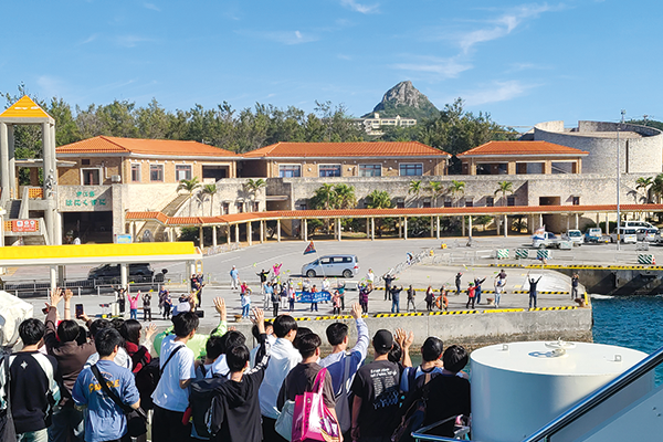 修学旅行風景