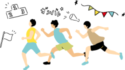 体育祭イラストイメージ